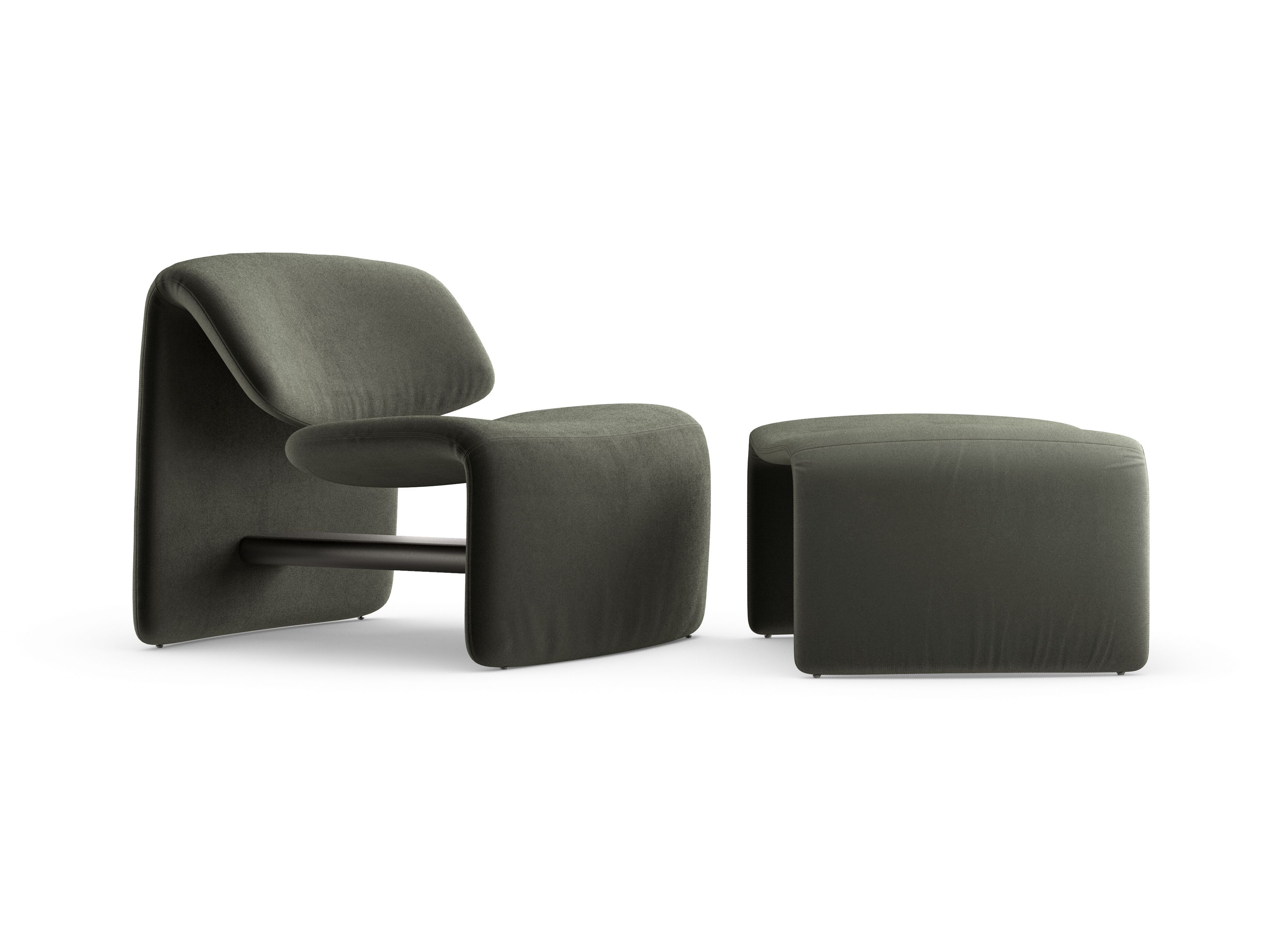 Тканевое кресло с подставкой для ног BONALDO Авангард ARCH-00110359