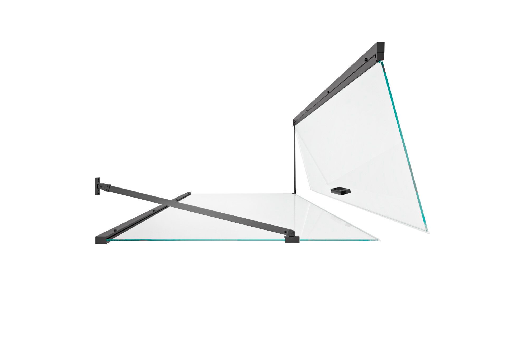 Алюминиевая и стеклянная угловая душевая кабина с распашной дверью TAMANACO SWING ARCH-00114950 - Вид №19