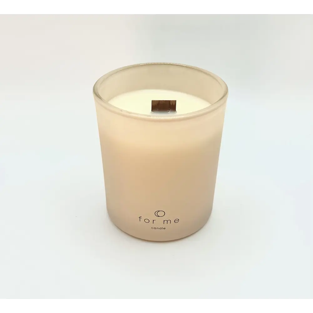 Свеча в стакане For me candle 8123 пудровый нежный аромат 90 см 1 шт