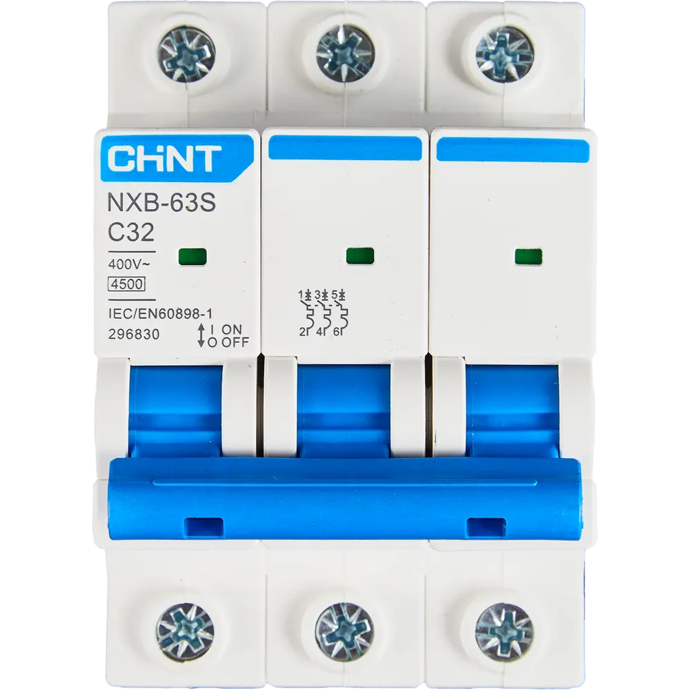Автоматический выключатель CHINT NXB-63S 3P C32 А 4.5 кА STLM-2046410 - Вид №2