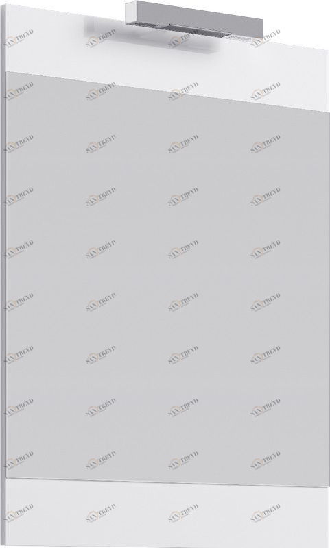 Бригпанель с зеркалом и светильником, белый Br.02.06/W AQWELLA Brig sun-id-277892