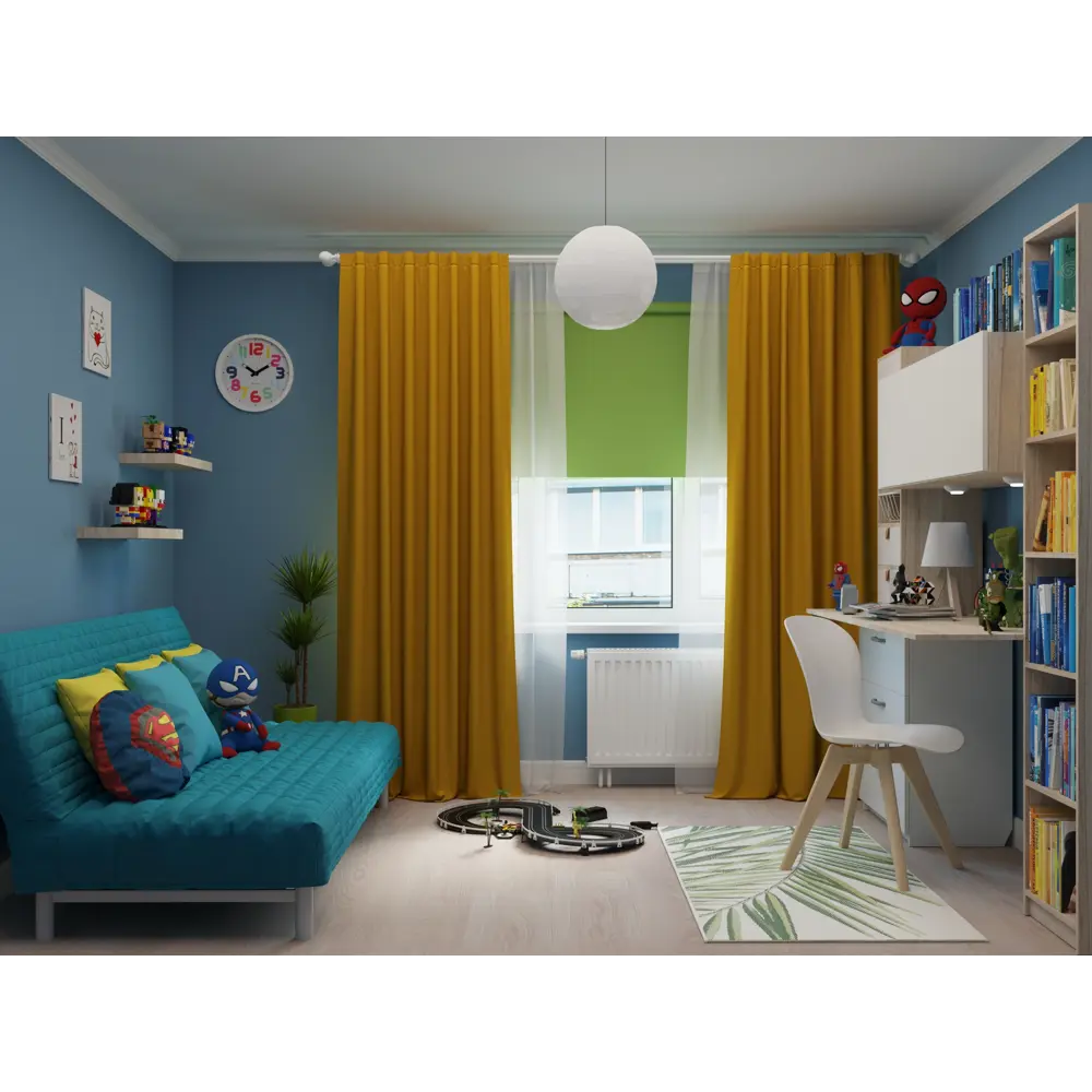 Стеллаж SPACEO KUB 3К, 36х104х31,7 см, цвет дуб STLM-2133387 - Вид №8