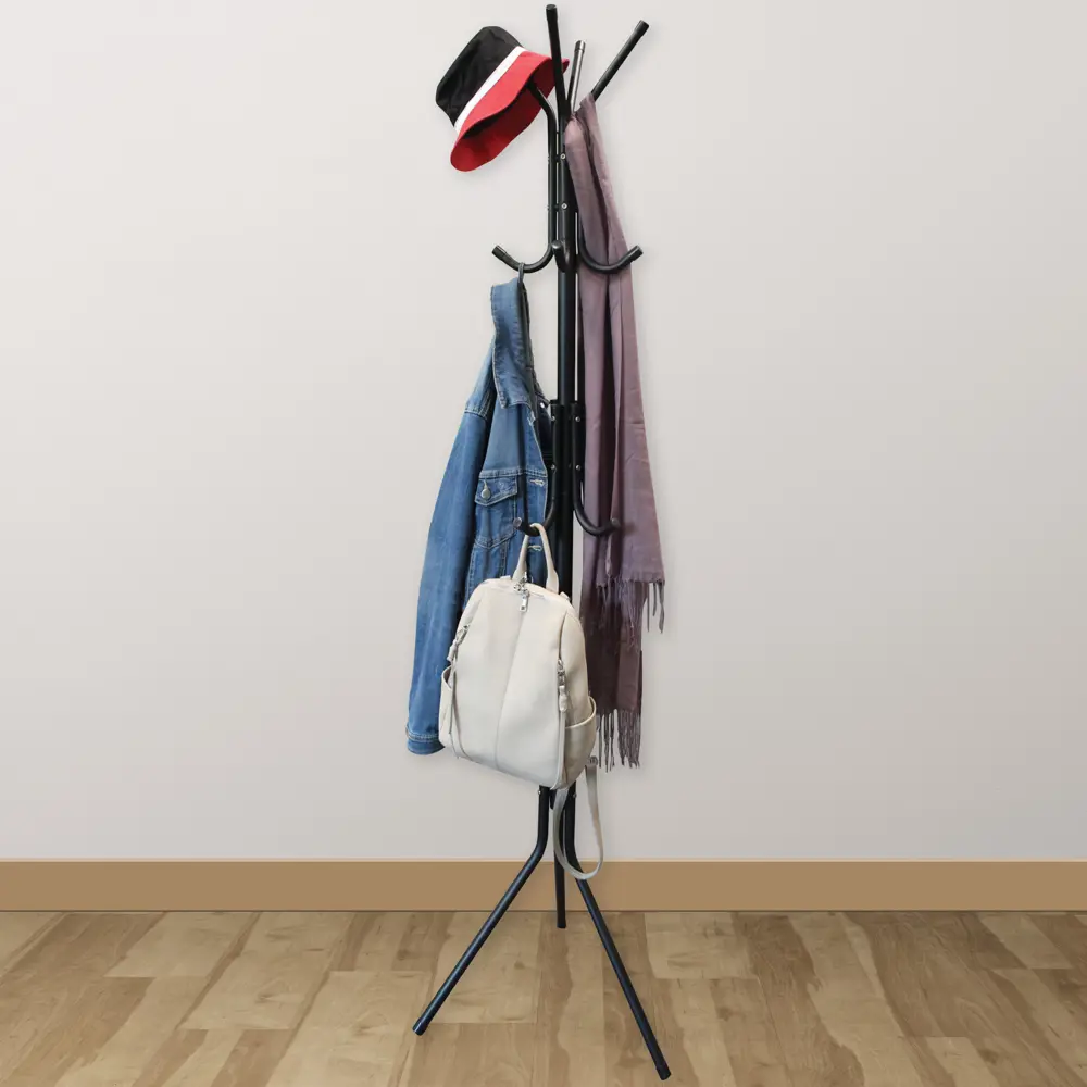 Вешалка напольная Gromell Freyja 48x170x48 см металл цвет черный STLM-2206185 - Вид №2