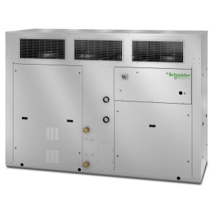 ISCC Холодильная машина воздушного охлаждения, спиральные компрессоры с инверторным приводом, центробежные вентиляторы, холодопроизводительность от 50 кВт Schneider Electric