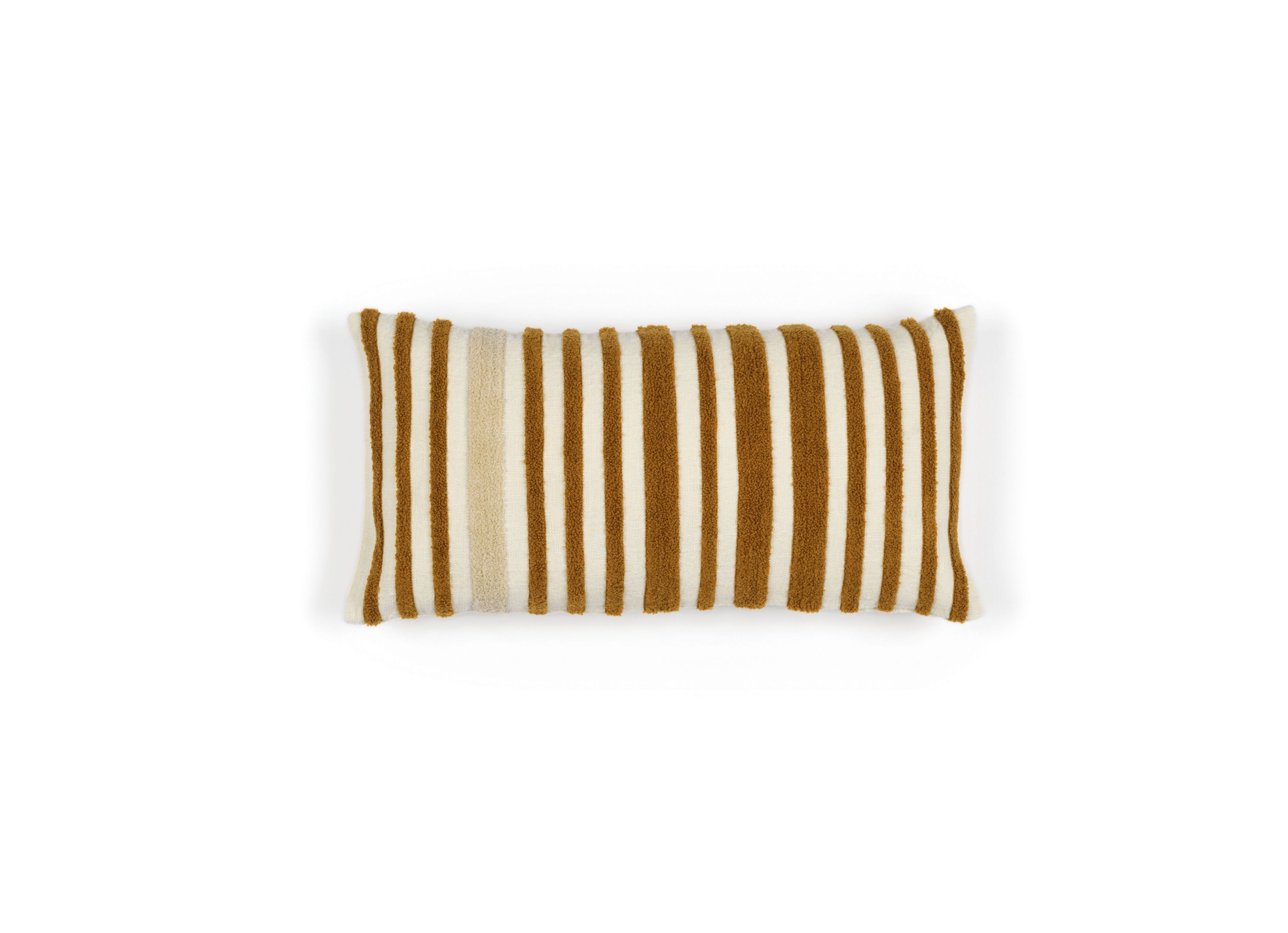Льняная прямоугольная вышитая полосатая подушка Élitis MONTERREY ARCH-00115529 - Вид №7