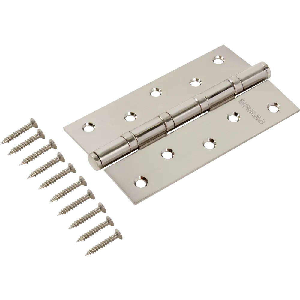 82105974 Петля универсальная U1254BB-SN/BL 125x75x2.5 мм сталь цвет матовый никель STLM-0019069 FUARO Home - Вид №2