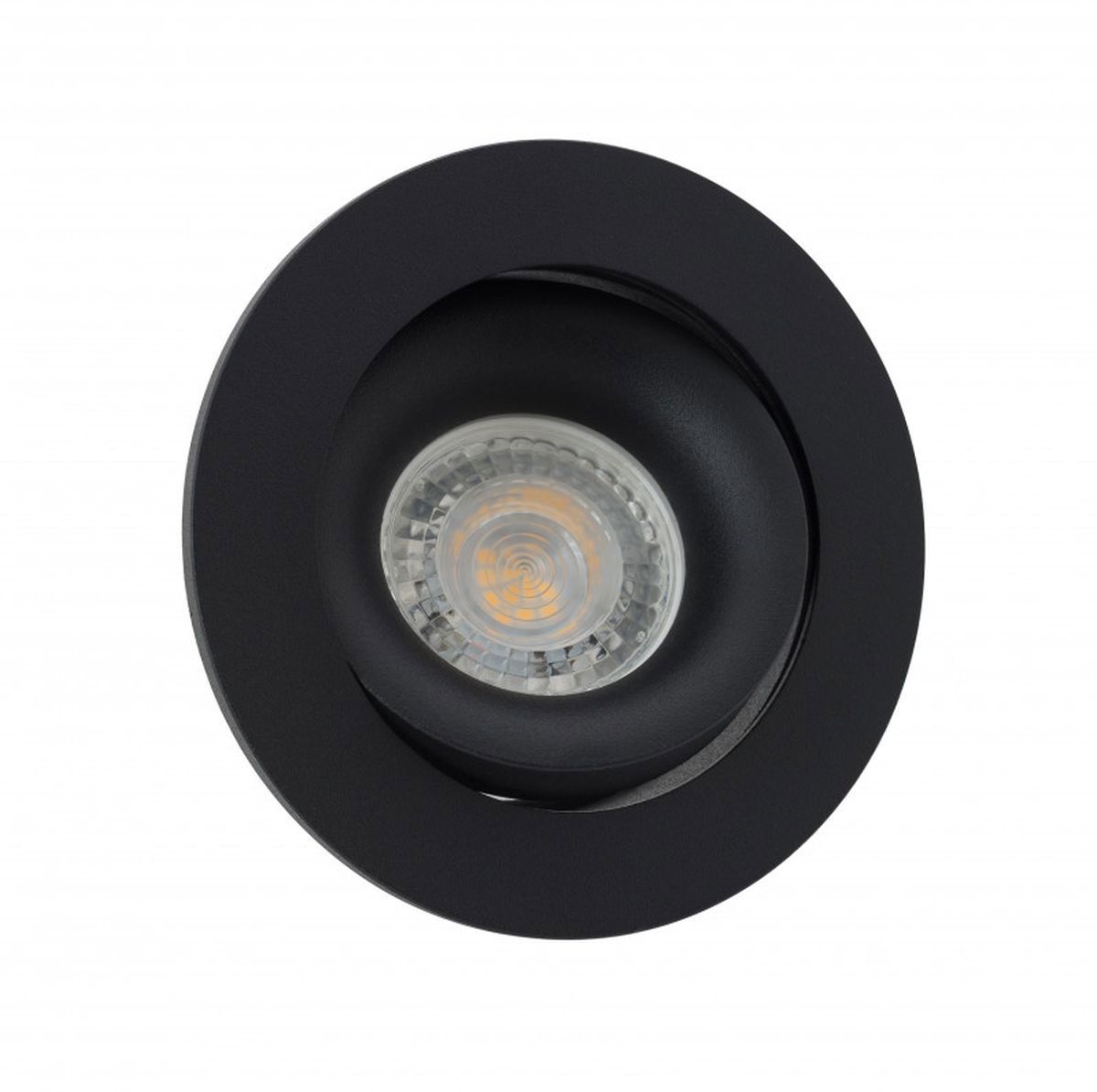 90326239 Светильник точечный встраиваемый DK2018-BK DK2018 под отверстие 102 мм 1.5 м² цвет черный STLM-0185577 DENKIRS