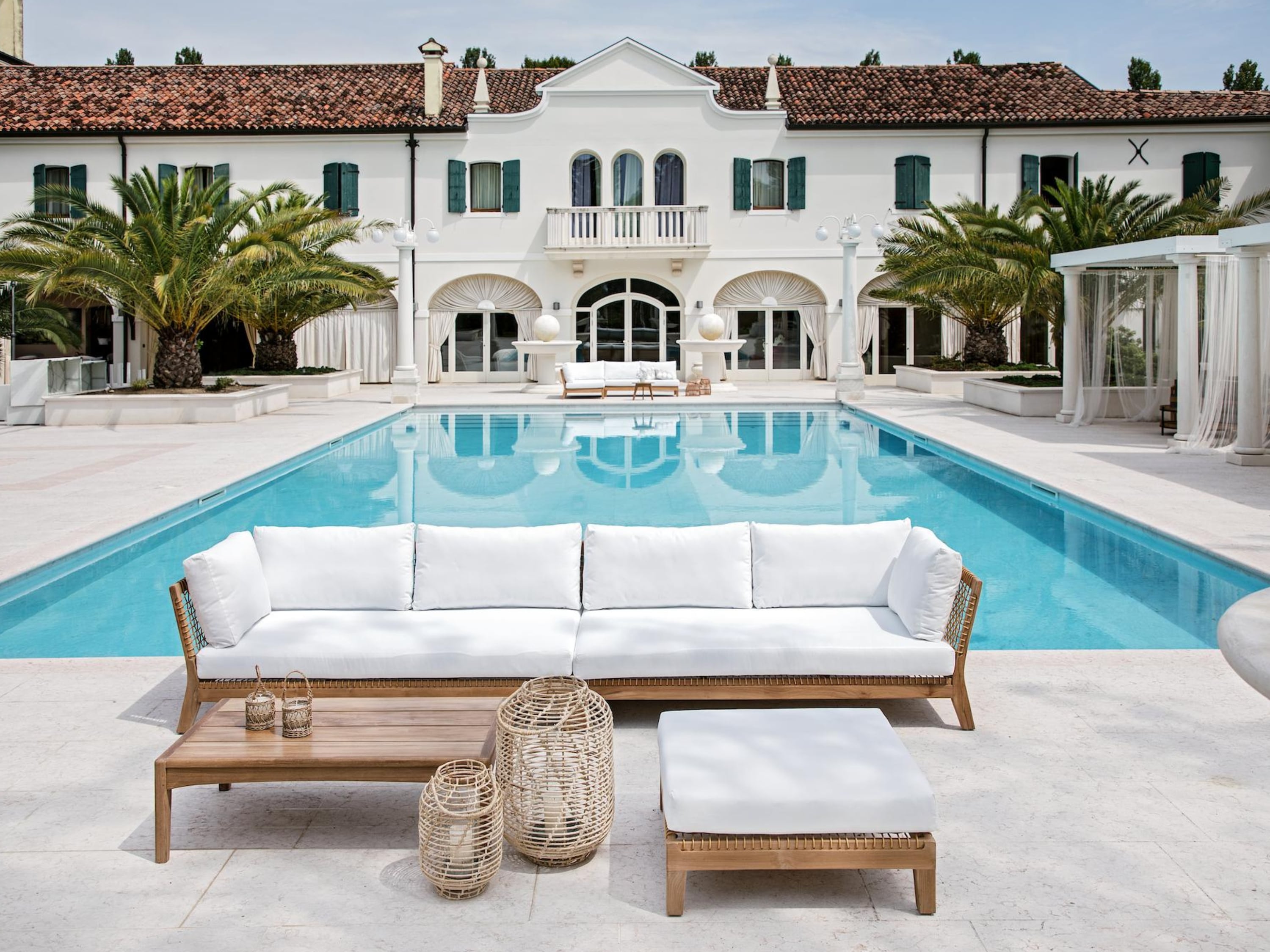 Квадратный садовый пуфик cbdesign Вена ARCH-00095863 - Вид №2