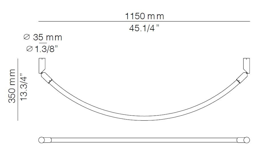 Силиконовая затемняемая светодиодная потолочная лампа Estiluz Arco ARCH-00044909 - Вид №8