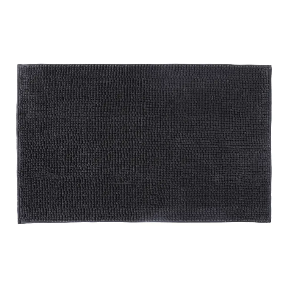 Коврик для ванной Sensea Easy 50x80 см цвет антрацит STLM-2145915