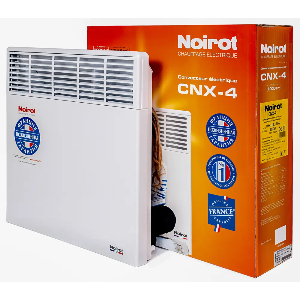 Обогреватель электрический Noirot CNX-4 Plus с электронным термостатом, 1000 Вт 82856604 STLM-2018839  - Вид №3