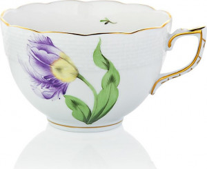 74701 Herend Чашка чайная 250мл "Китти" (фиолетовая) Фарфор, Керамика