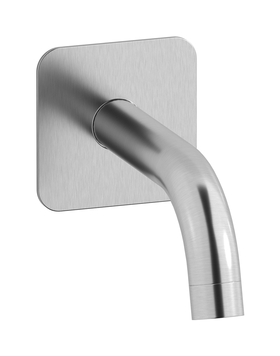 Настенный излив для ванны WE ARE IB id327ss_22 Brushed Nickel Industria