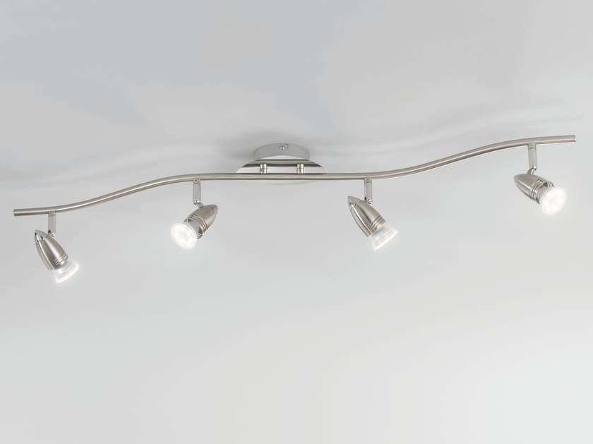 Хромированный металлический потолочный светильник / Настенный светильник Fan Europe Lighting INTEC ARCH-00027904