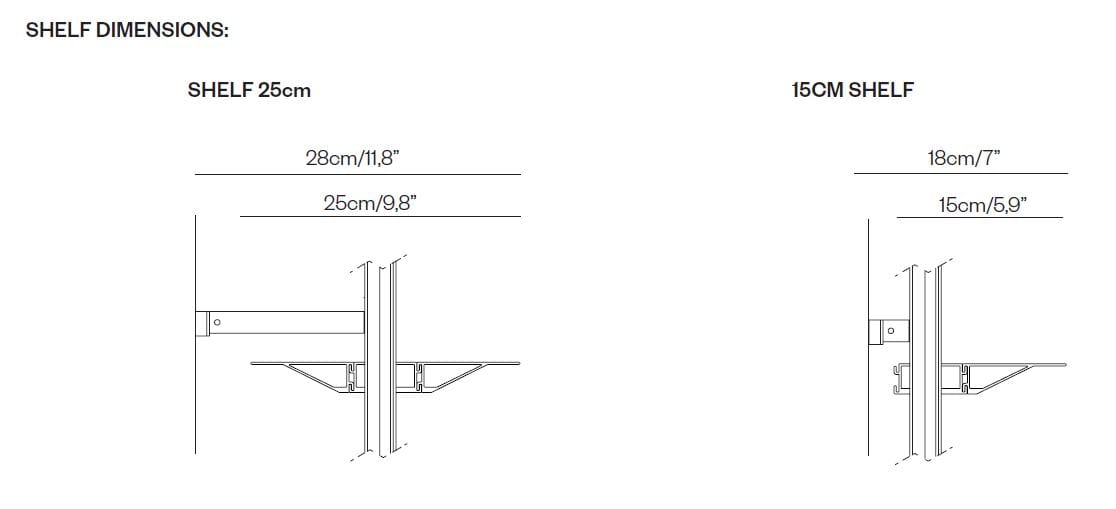 Алюминиевый настенный книжный шкаф BD Barcelona Aluminium ARCH-00134289 - Вид №32