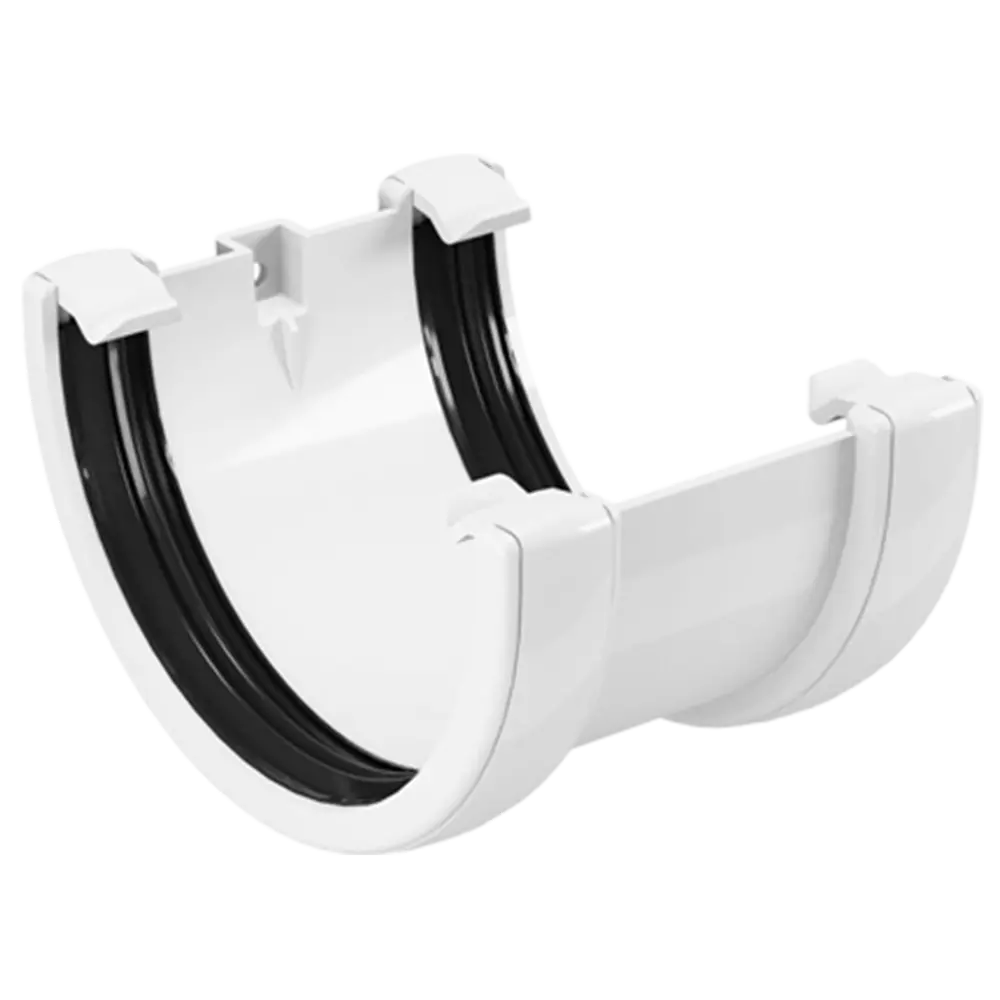 Соединитель желобов белый FINEBER STLM-2184607