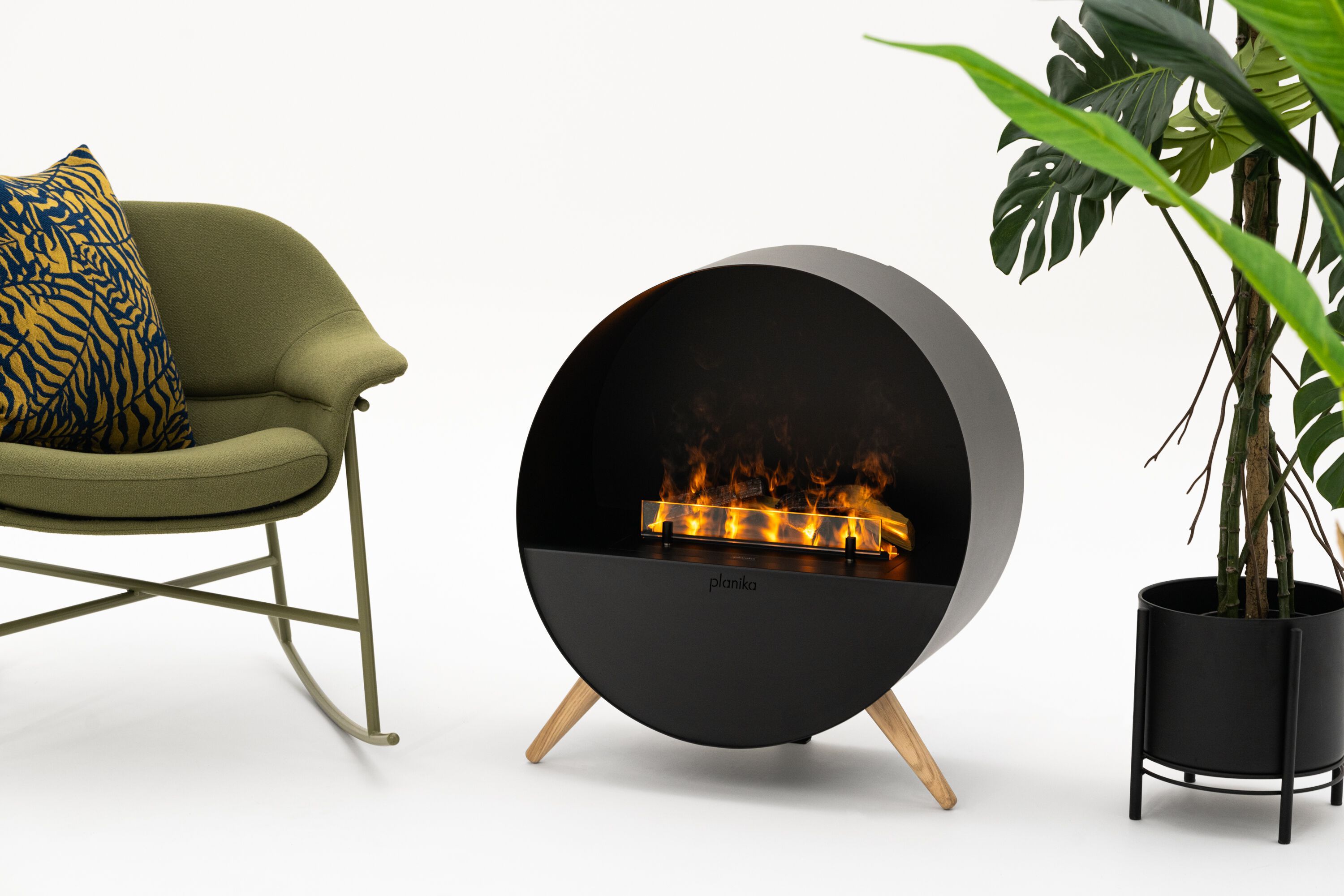 Паровой отдельно стоящий камин Planika MISTY ARCH-00109179 - Вид №1