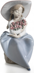 10668976 LLADRO Фигурка Lladro "Роскошный букет" 16x20см Фарфор