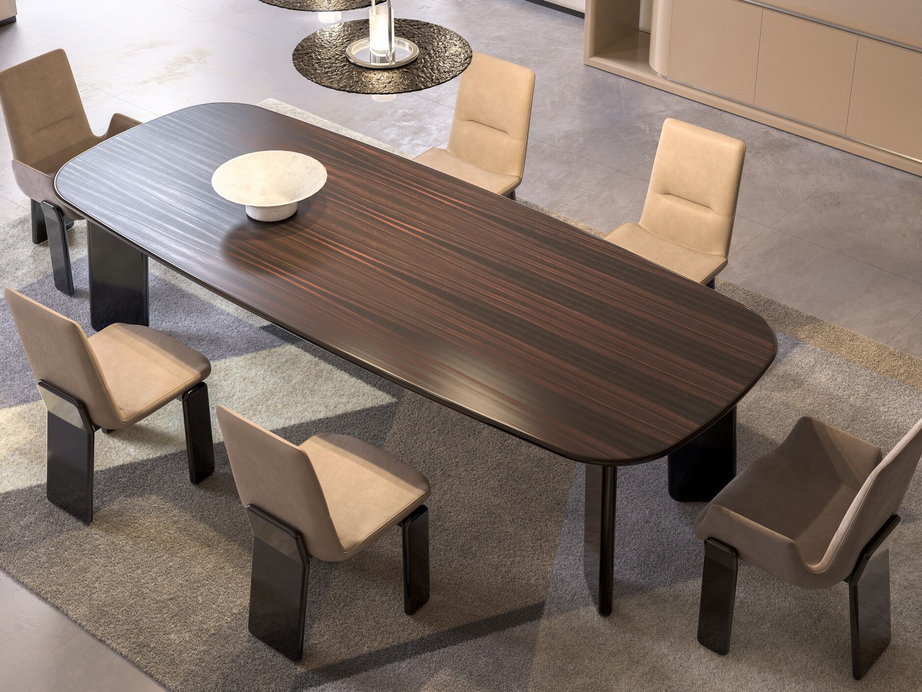 Кожаный мягкий стул без подлокотников CPRN HOMOOD Shapes 2025 ARCH-00056782 - Вид №2