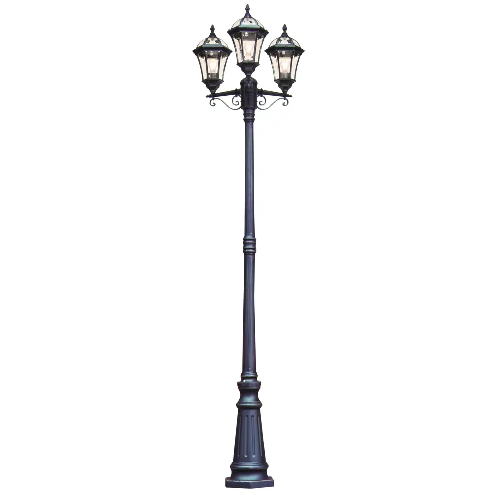 Фонарный столб уличный Inspire Jaipur 223 см цвет коричневый STLM-2138054 - Вид №3