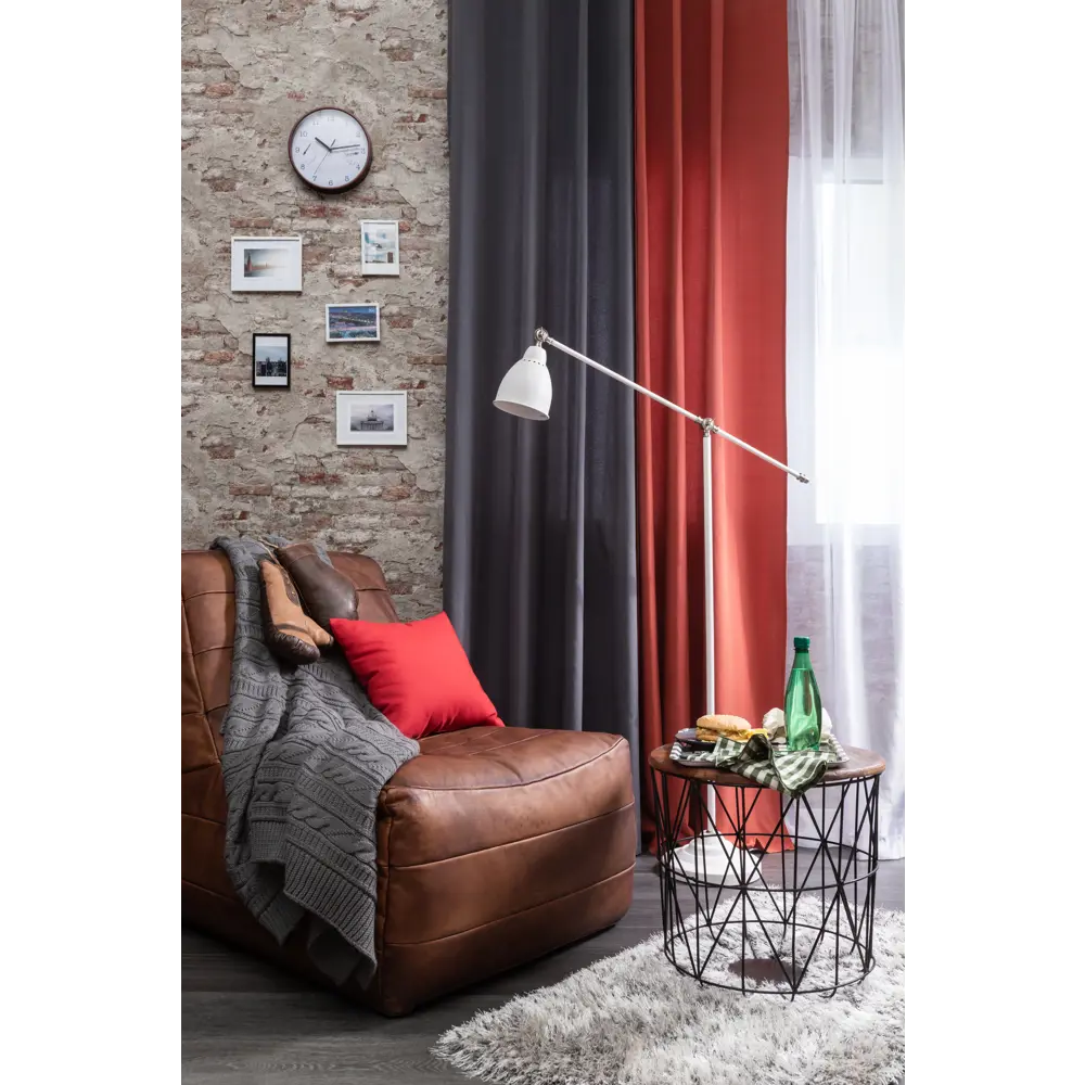 Штора на люверсах «Helena», 140х280 см, цвет оранжевый INSPIRE STLM-2082091 - Вид №6