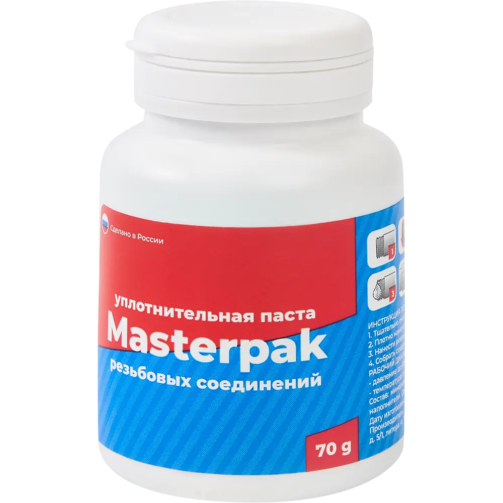 87672838 Паста уплотнительная Masterpak для воды 70 г STLM-0074783