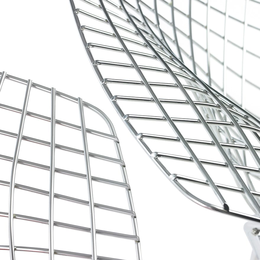 Стальное кресло с мягким сиденьем Knoll Bertoia ARCH-00010678 - Вид №4