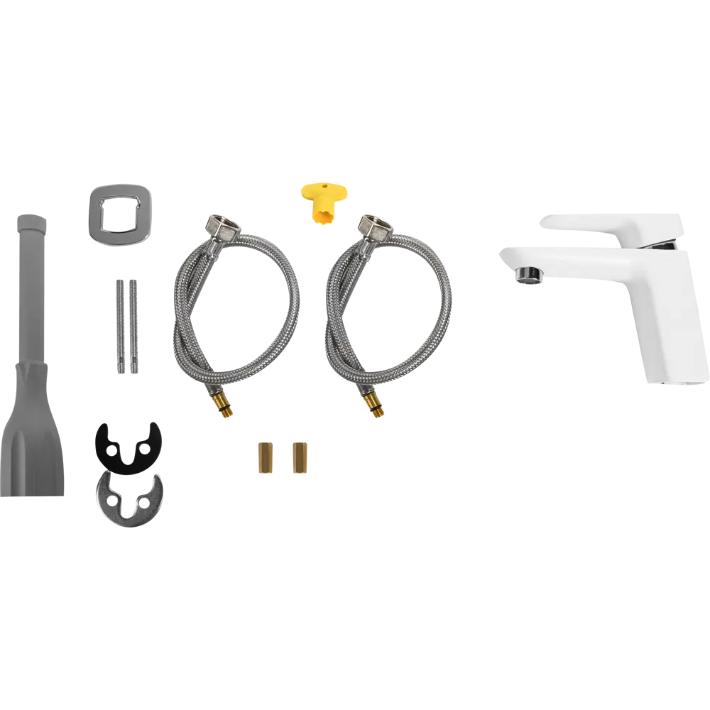 Смеситель для раковины Nove однорычажный цвет белый Paini STLM-2173525 - Вид №3