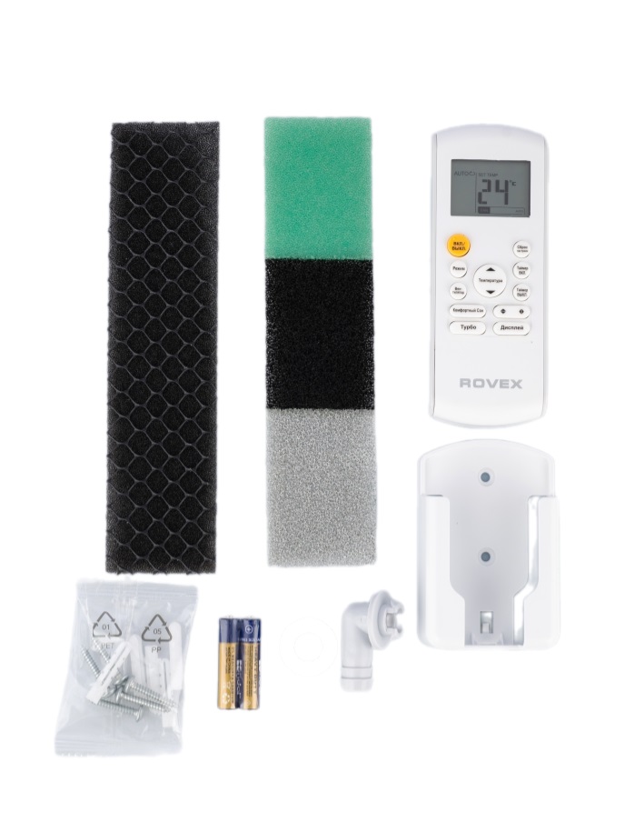 5306189 Кондиционер настенный сплит-система Rovex RS-07MUIN1/RS-07MUIN1 белый STDN-0106461 - Вид №7