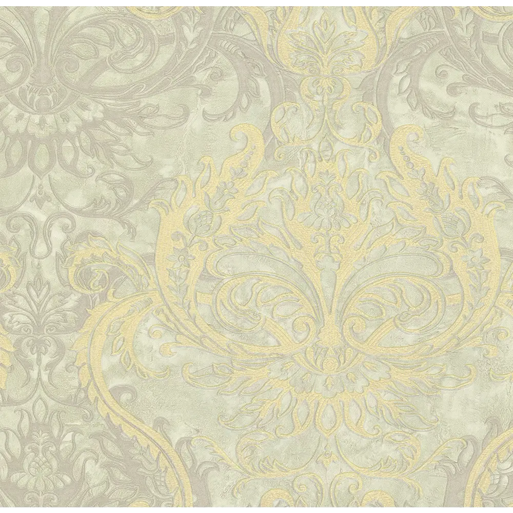 Обои флизелиновые Мир Art Nouveau жёлтые 1.06 м 46-117-02 82014249 STLM-2091400 - Вид №1