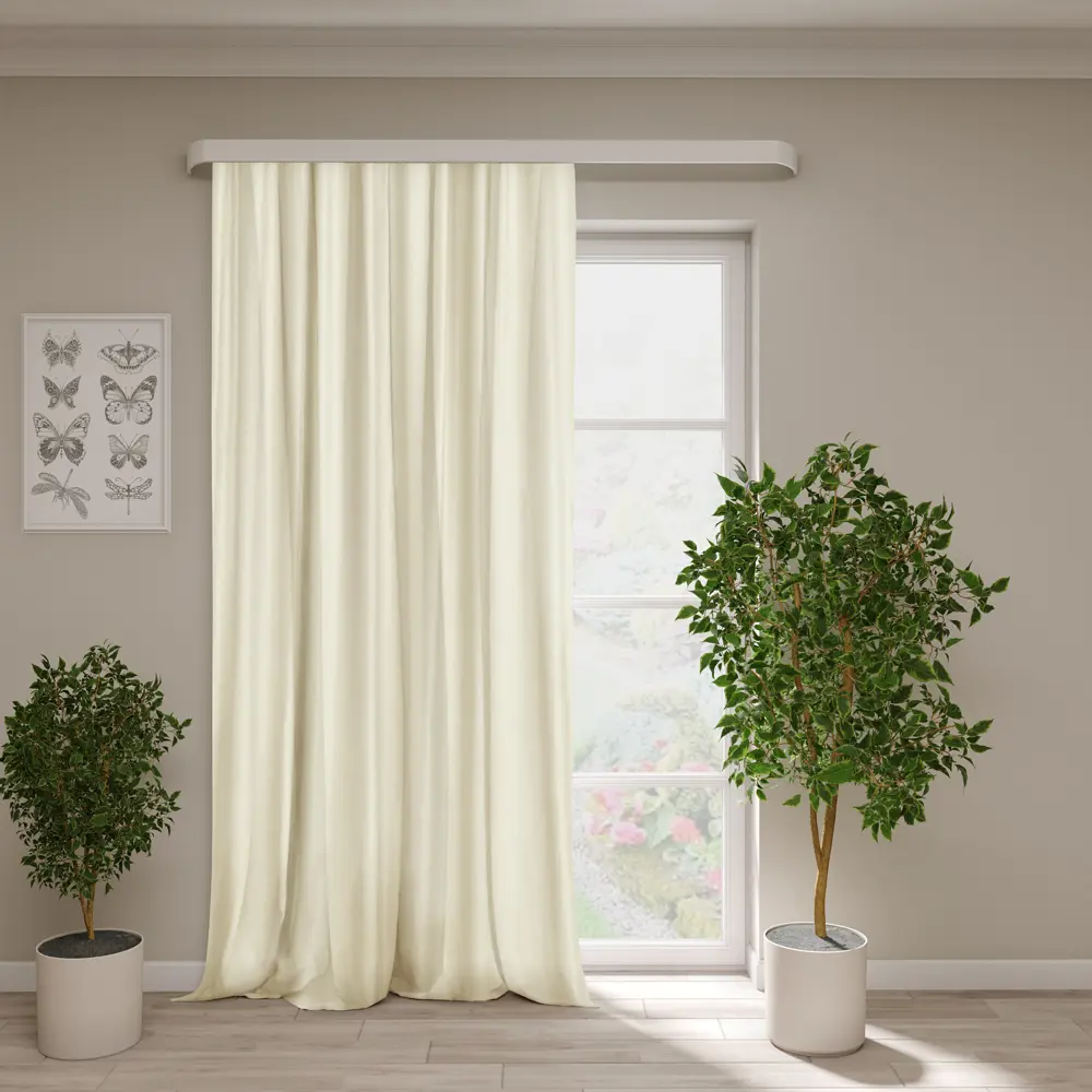 Santreyd Бархат молочный — ткань для штор премиум-класса 82861232 STLM-1050897 - Вид №4