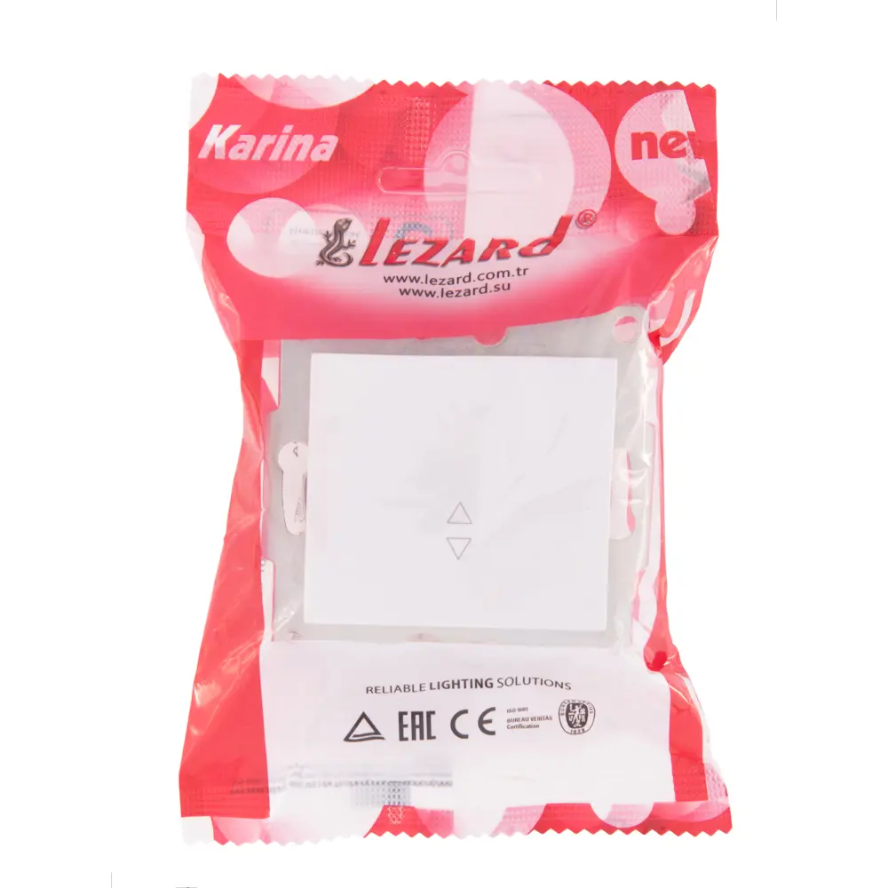 Выключатель проходной Lezard Karina цвет белый STLM-2090471 - Вид №5