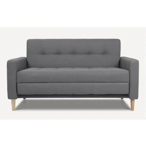 91903057 Диван Divan.ru Нумо Мини 142x79x87 см рогожка цвет серый/серебристый STLM-1384117