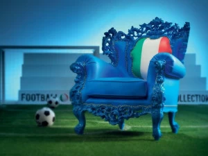 Modenese Gastone Кресло с подлокотниками Football Art. 10
