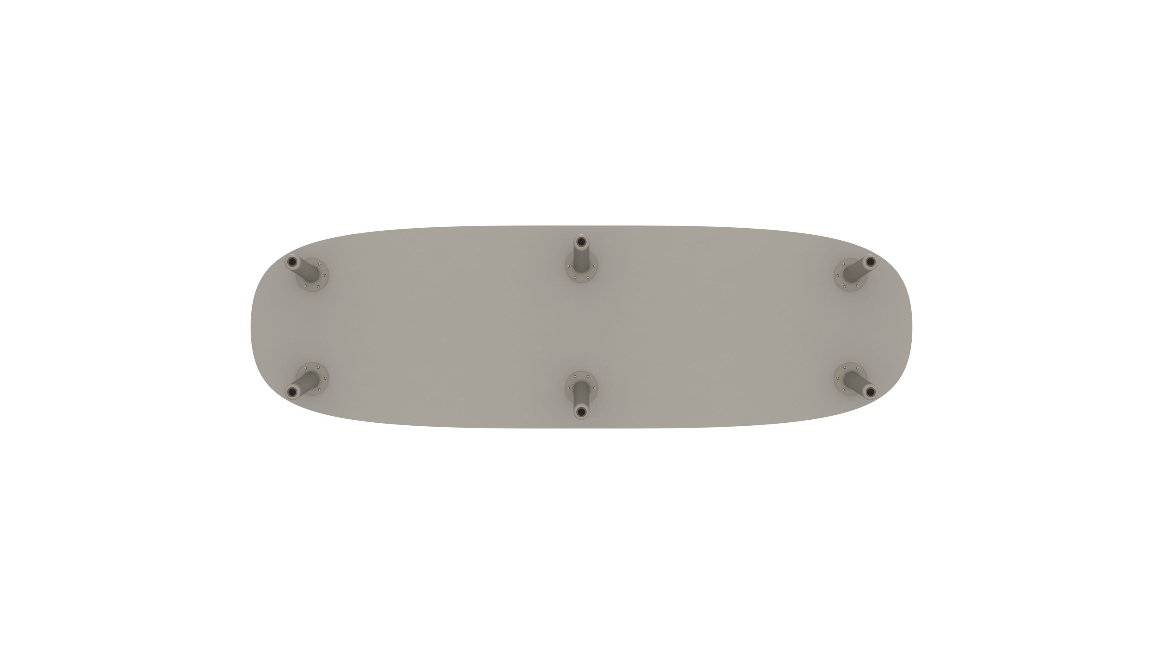 Овальный стол из композитного материала и алюминия FUNCTIONALS MONOLITE ARCH-00027681 - Вид №11