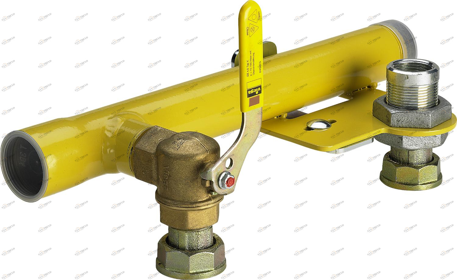 618 674 Модель G2342S Трубопроводные системы  Газовая арматура  Краны шаровые для газовых счетчиков и монтажные узлы Santreyd 