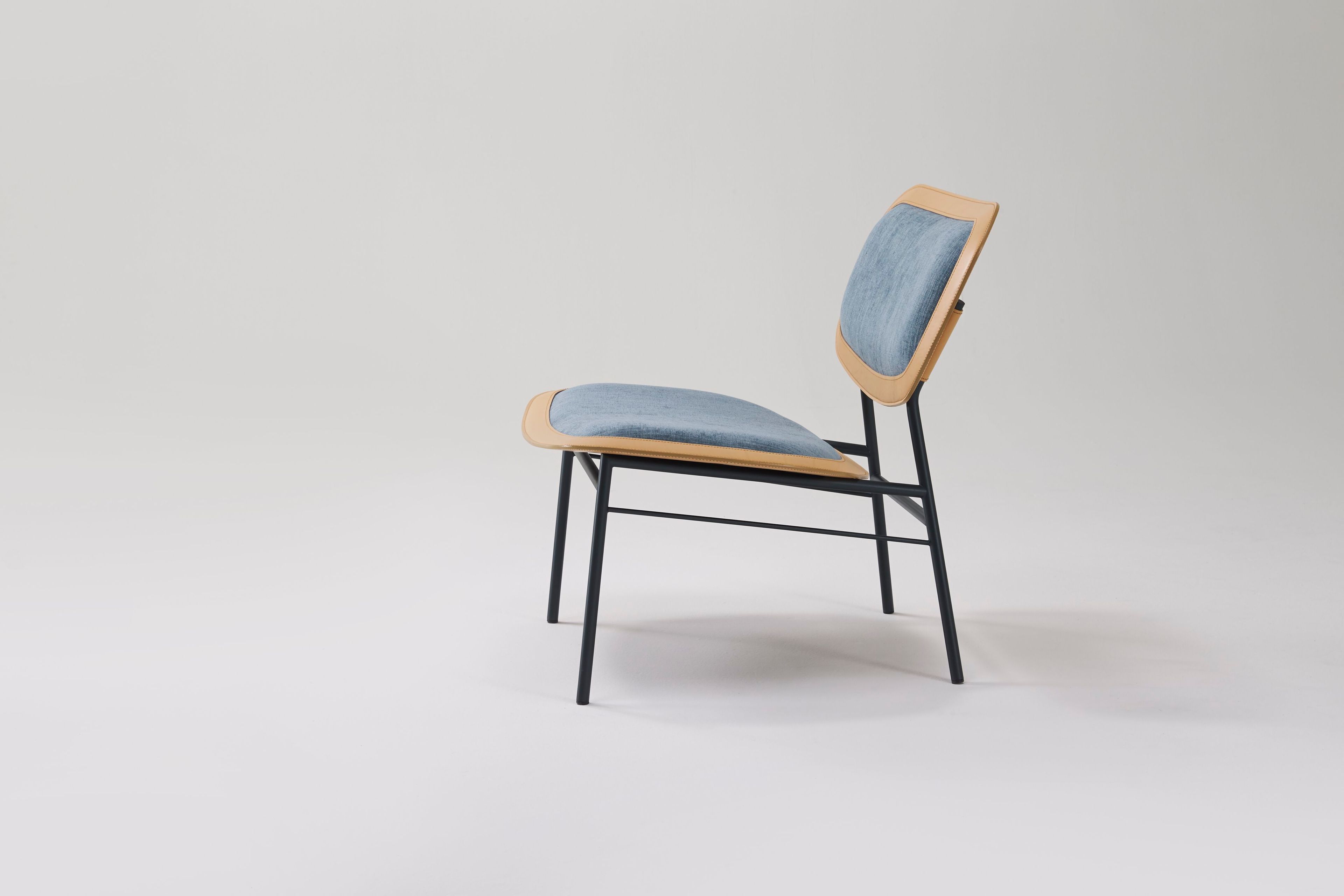 Тканевое кресло с кожаными деталями Casa Covre Винтаж ARCH-00122958 - Вид №1