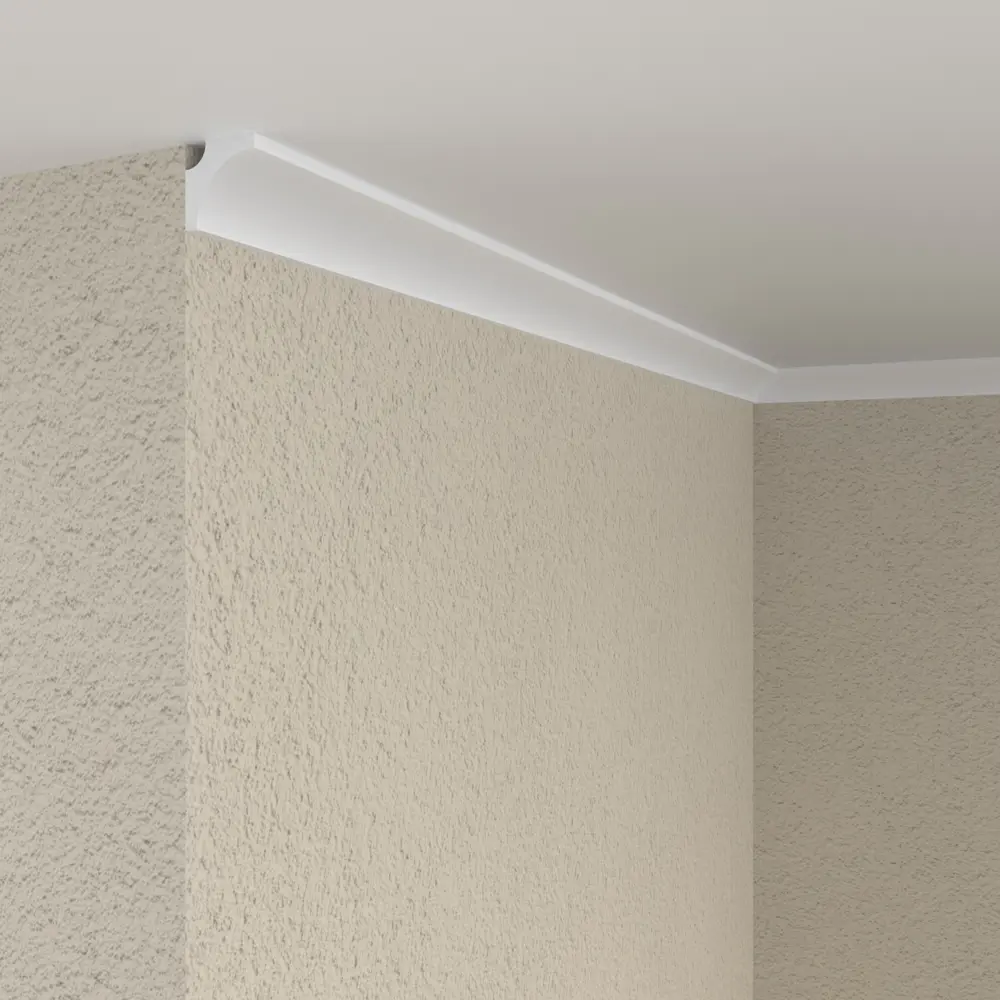 Потолочный плинтус Santreyd белый 15×15×2000 мм для элегантной отделки 89366878 STLM-1418262 - Вид №2