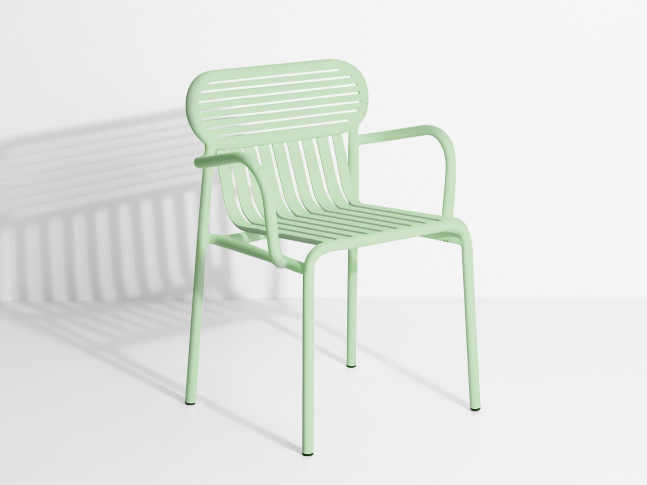 Алюминиевый штабелируемый стул с порошковым покрытием с подлокотниками Petite Friture выходные ARCH-00096326 - Вид №16