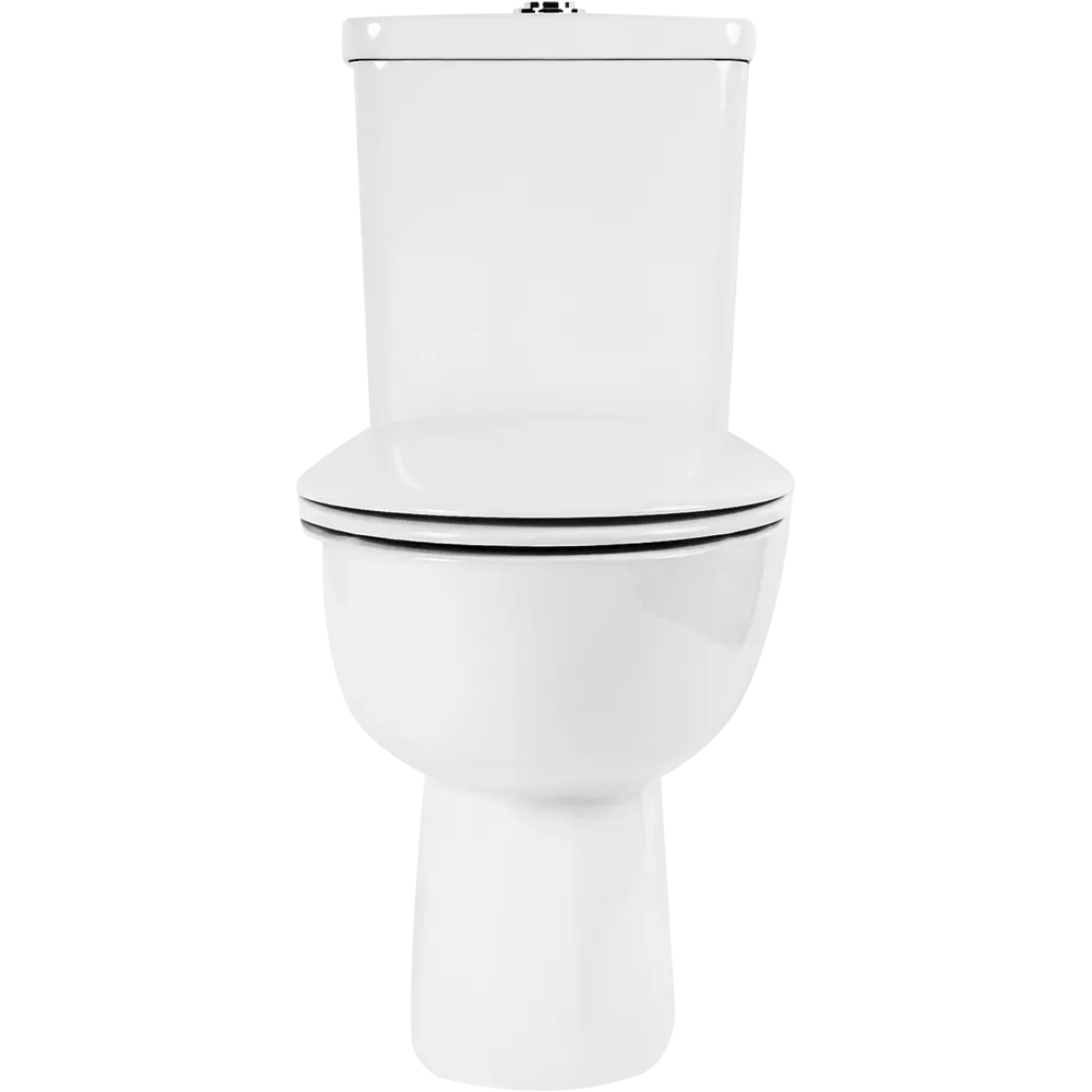 Унитаз-компакт Grohe Bau Ceramic 39604000 горизонтальный выпуск двойной слив STLM-2034342 - Вид №4