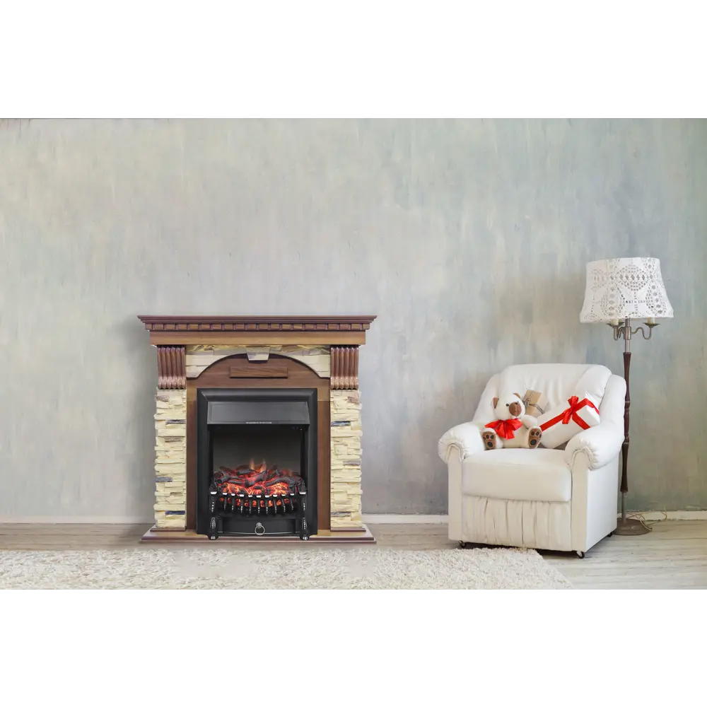 Каминокомплект Dublin арочный сланец 1.8 кВт 82769237 STLM-2045160 ROYAL FLAME  - Вид №1