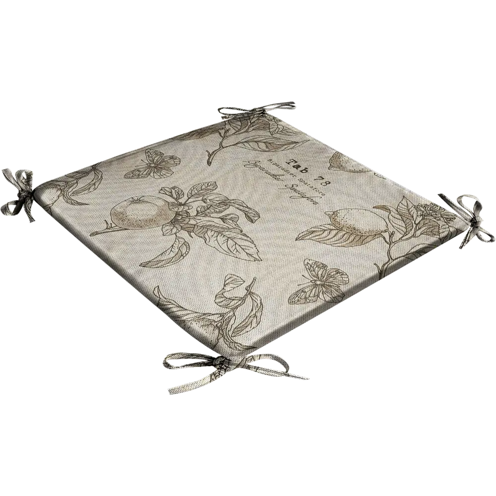 Галета на табурет "Лимоны" 35х35 см LINEN WAY STLM-2110276 - Вид №1