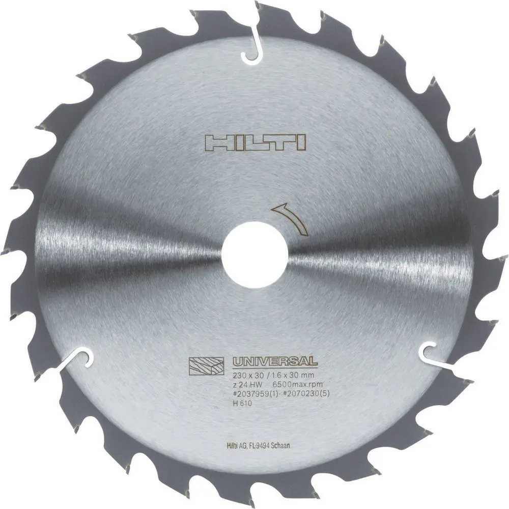 Диск пильный по дереву Hilti SCB WU 24Т 230x30x1.6 мм, кольца: 20 и 25.4 STLM-2031469
