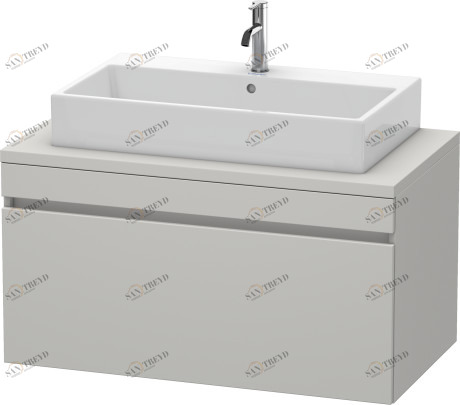 DS531400707 DuraStyle Тумбочка для консоли Бетонно-серый матовый декор Duravit