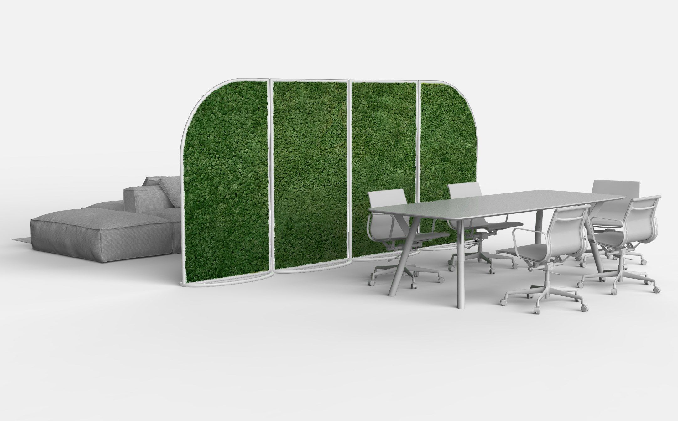 Звукопоглощающая офисная перегородка GREENMOOD G-Line ARCH-00090467 - Вид №33