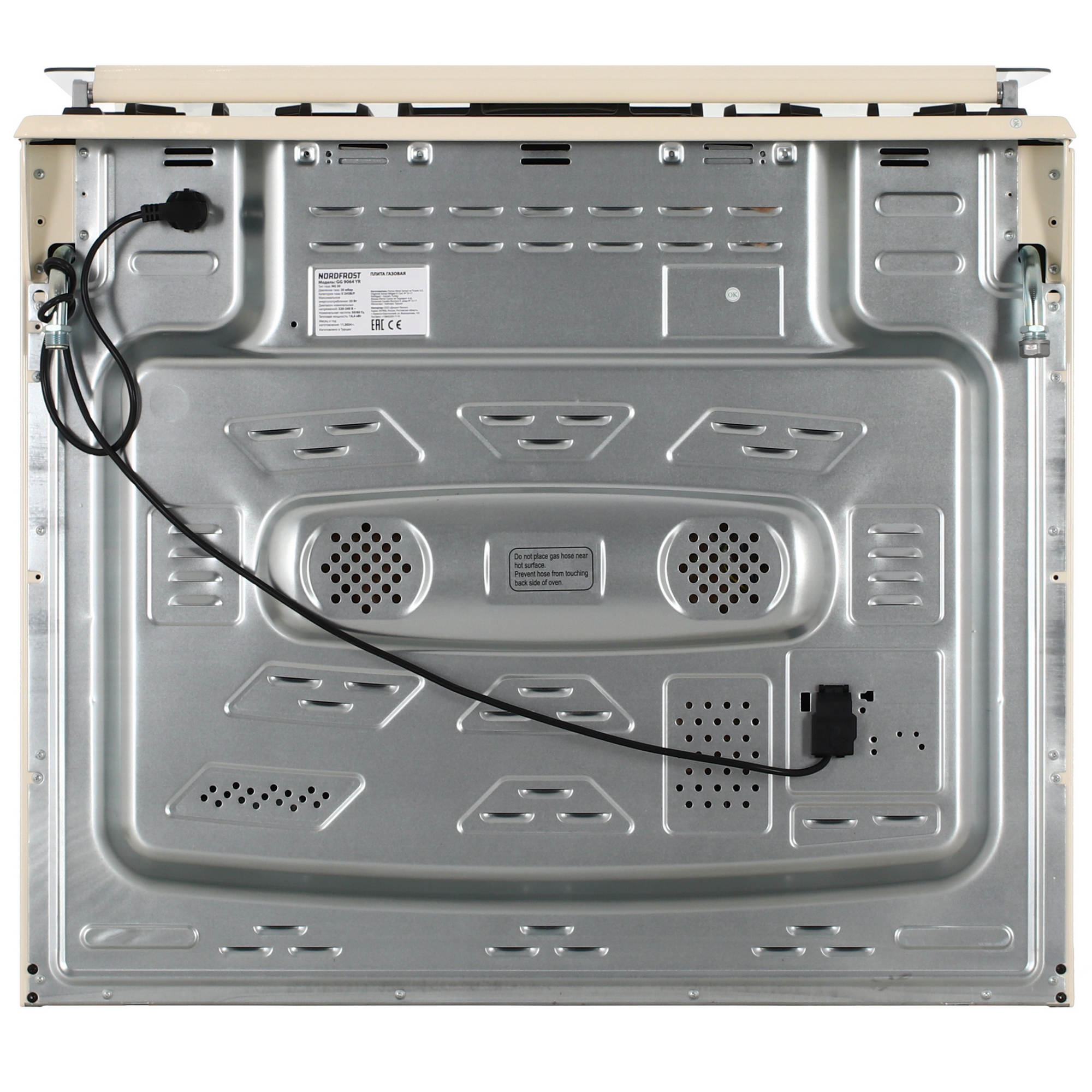 9016707 Газовая плита NORDFROST GG 9064 YR бежевый STDN-0054709 - Вид №10