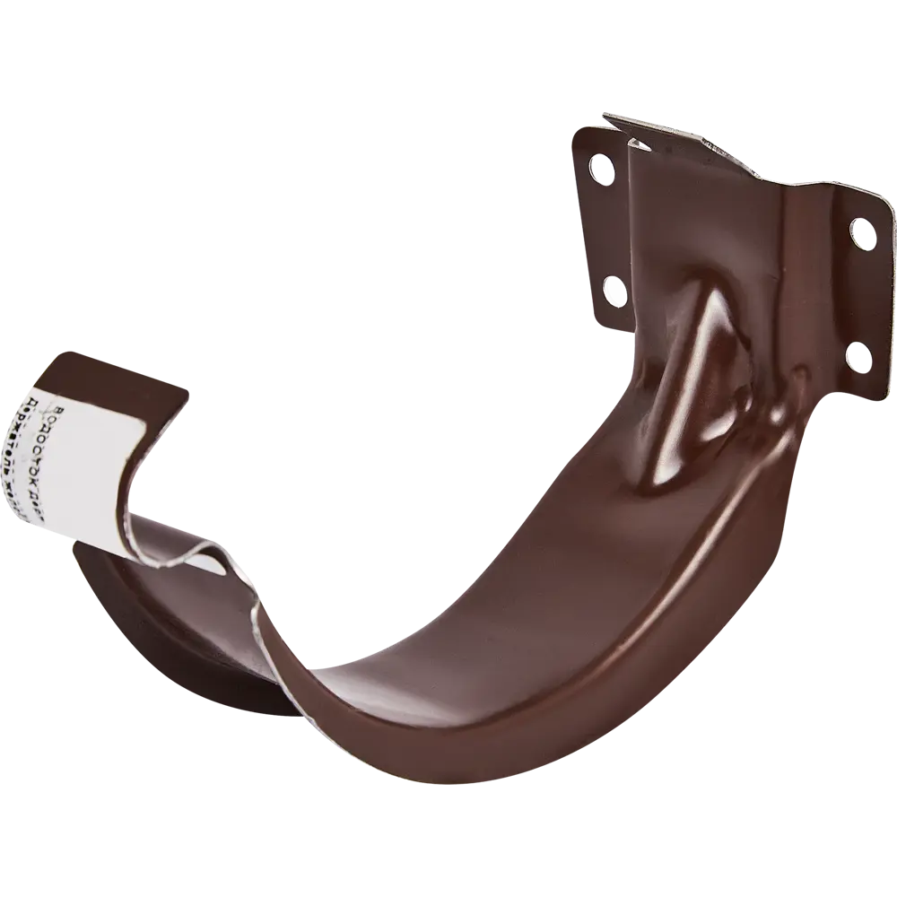 Держатель желоба карнизный сталь Интерпрофиль 80 мм 150 мм цвет коричневый STLM-2042051