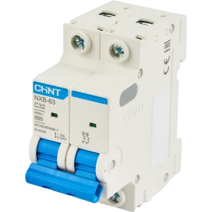 Автоматический выключатель CHINT NXB-63S 2P C32 А 6 кА