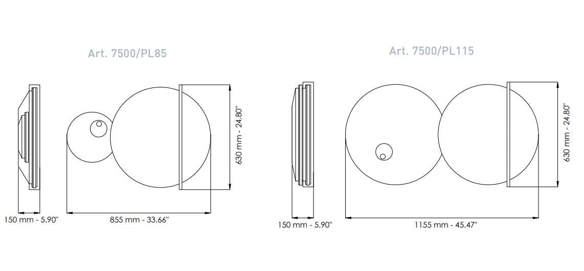 Алебастровый настенный светильник / потолочный светильник Patrizia Volpato ARCH-00079862 - Вид №6
