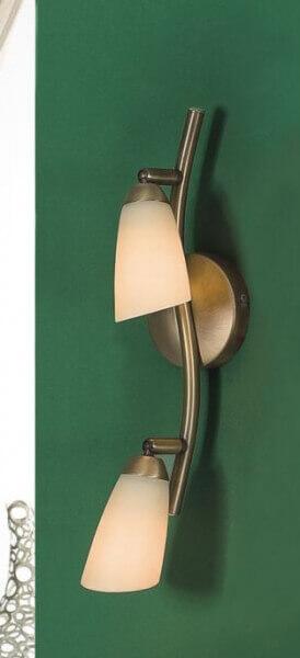 Спот настенный бежевый 2 плафона Citilux "Белла" CL501523 CITILUX БЕЛЛА БРОНЗА 00-3926086 Бежевый  - Вид №1